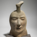 Foot on a face